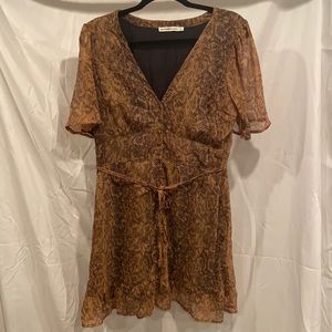 Abercrombie and Fitch Snake Print Dress
